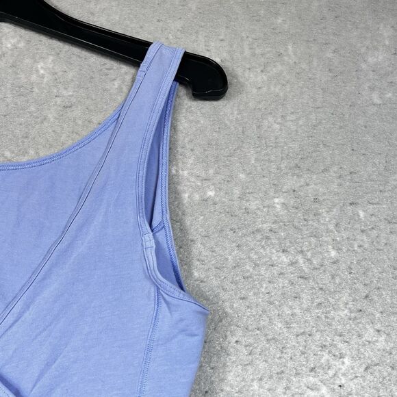 Lululemon It's A Tie Tank Top Womens Size 2 Blue Sleeveless Athleisure Active - Picture 3 of 9